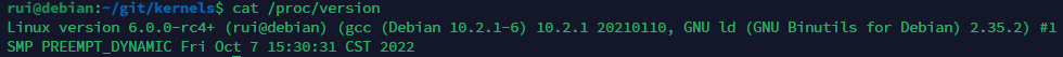 New kernel